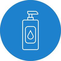 Shampoo Line Circle color Icon vector