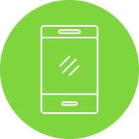 Smartphone Line Circle color Icon vector