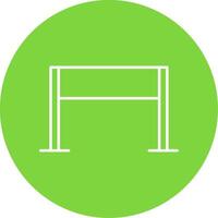 Gameplay Line Circle color Icon vector