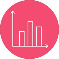Prediction Line Circle color Icon vector