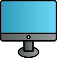 Moniter Screen Vector Icon