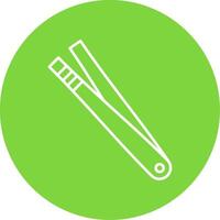 Tweezer Line Circle color Icon vector