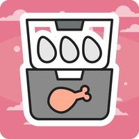 Food Containers Vector Icon