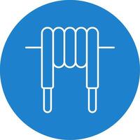 Inductor Line Circle color Icon vector