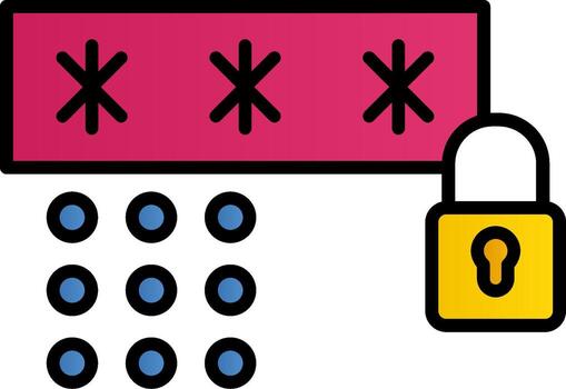 Passcode Vector Icon