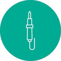 Soldering Line Circle color Icon vector