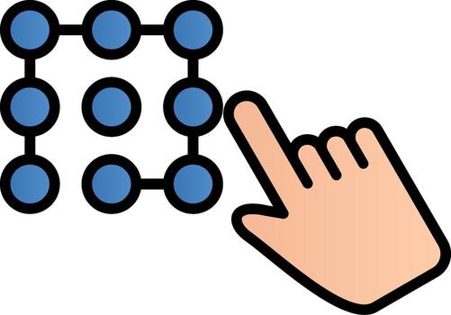 acceso código vector icono