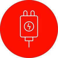 Adapter Line Circle color Icon vector