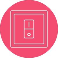 Switcher Line Circle color Icon vector