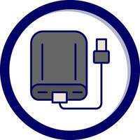 External Hard Drive Vector Icon