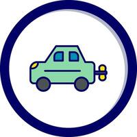 icono de vector de juguete de coche