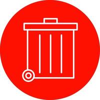 Refuse Line Circle color Icon vector
