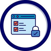 Secure Data Vector Icon