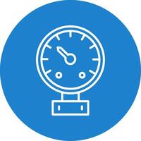 Gauge Line Circle color Icon vector