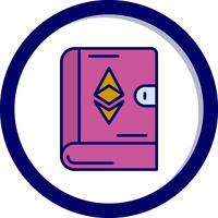 Ethereum Book Vector Icon