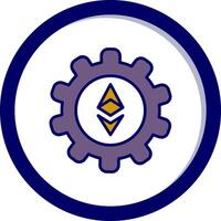 Ethereum Setting Vector Icon