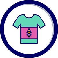 Ethereum Tshirt Vector Icon