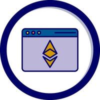 Ethereum Browser Vector Icon