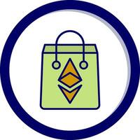 Ethereum Bag Vector Icon