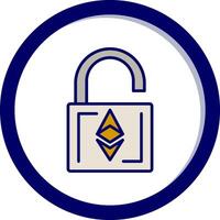 Ethereum UnLock Vector Icon