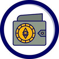 Ethereum Wallet Vector Icon