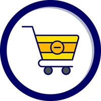 Delete Cart Vector Icon