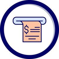 Receipt Vector Icon