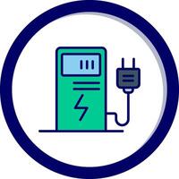 Electric Charge Vector Icon