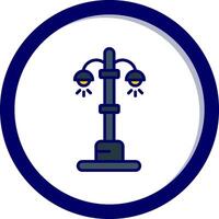 icono de vector de luz de calle