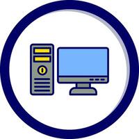 Computer Vector Icon