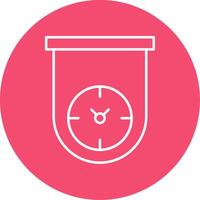 Kitchen Timer Line Circle color Icon vector