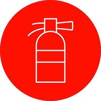 Fire Extinguisher Line Circle color Icon vector