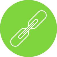 Link Line Circle color Icon vector