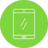 Smartphone Line Circle color Icon vector