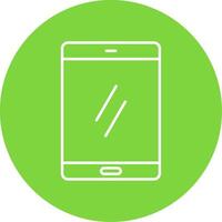 Smartphone Line Circle color Icon vector