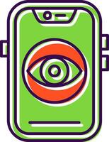View Filled Icon vector