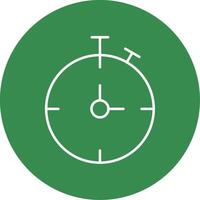 Chronometer Line Circle color Icon vector