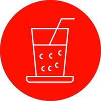 Drinks Line Circle color Icon vector