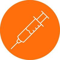 Injection Line Circle color Icon vector
