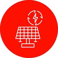 Renewable Energy Line Circle color Icon vector