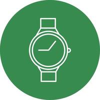 Casual Watch Line Circle color Icon vector