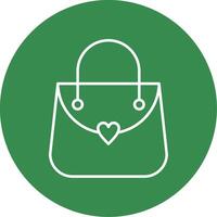 Purse Line Circle color Icon vector