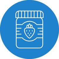 Jam Line Circle color Icon vector