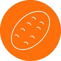 potato Line Circle color Icon vector