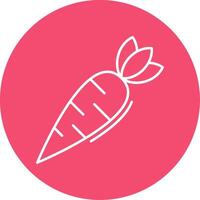 Carrot Line Circle color Icon vector