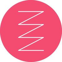 Spring Line Circle color Icon vector