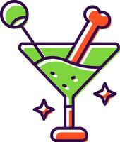 Drink Filled Icon vector