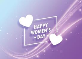 happy woman's day greeting design background for march 8 vector