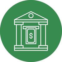 Cash Withdraw Line Circle color Icon vector