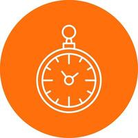 Pocket Watch Line Circle color Icon vector